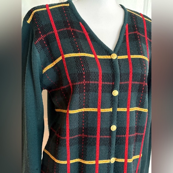 Women's Pendleton Cardigan Wool Acrylic Blend Sweater, Size M - Picture 2 of 12